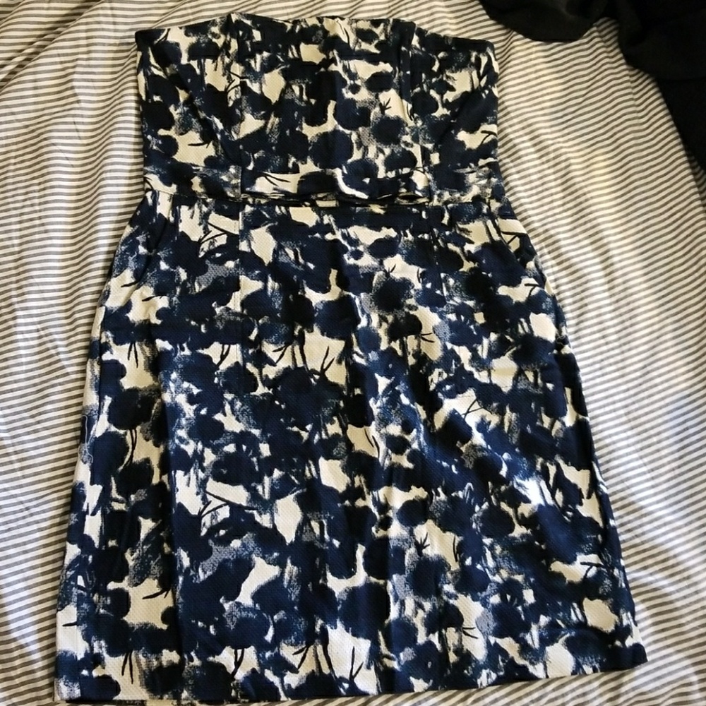 Banana republic strapless dress