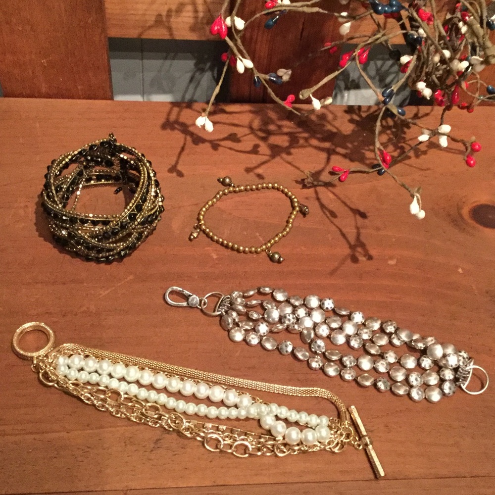 3 bracelets-perfect condition 😘 SILVER  GONE