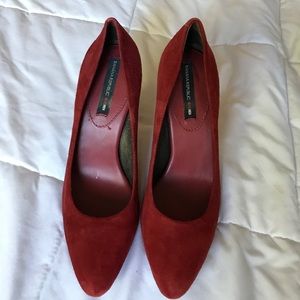 Banana Republic Mad Men Red Suede Pumps