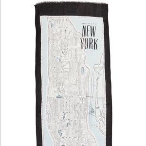 FAST Shipping! NWT Kate Spade Manhattan Map Scarf