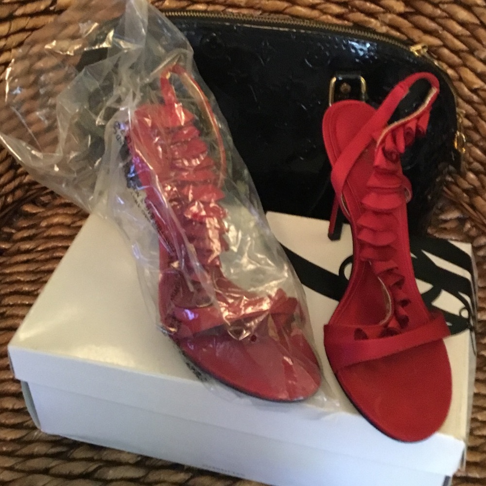 Red sexy sandal