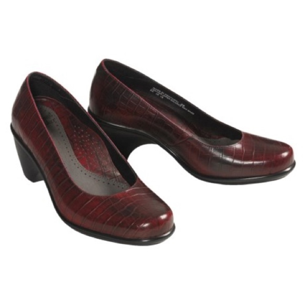 Dansko Remy Red Croc Pumps