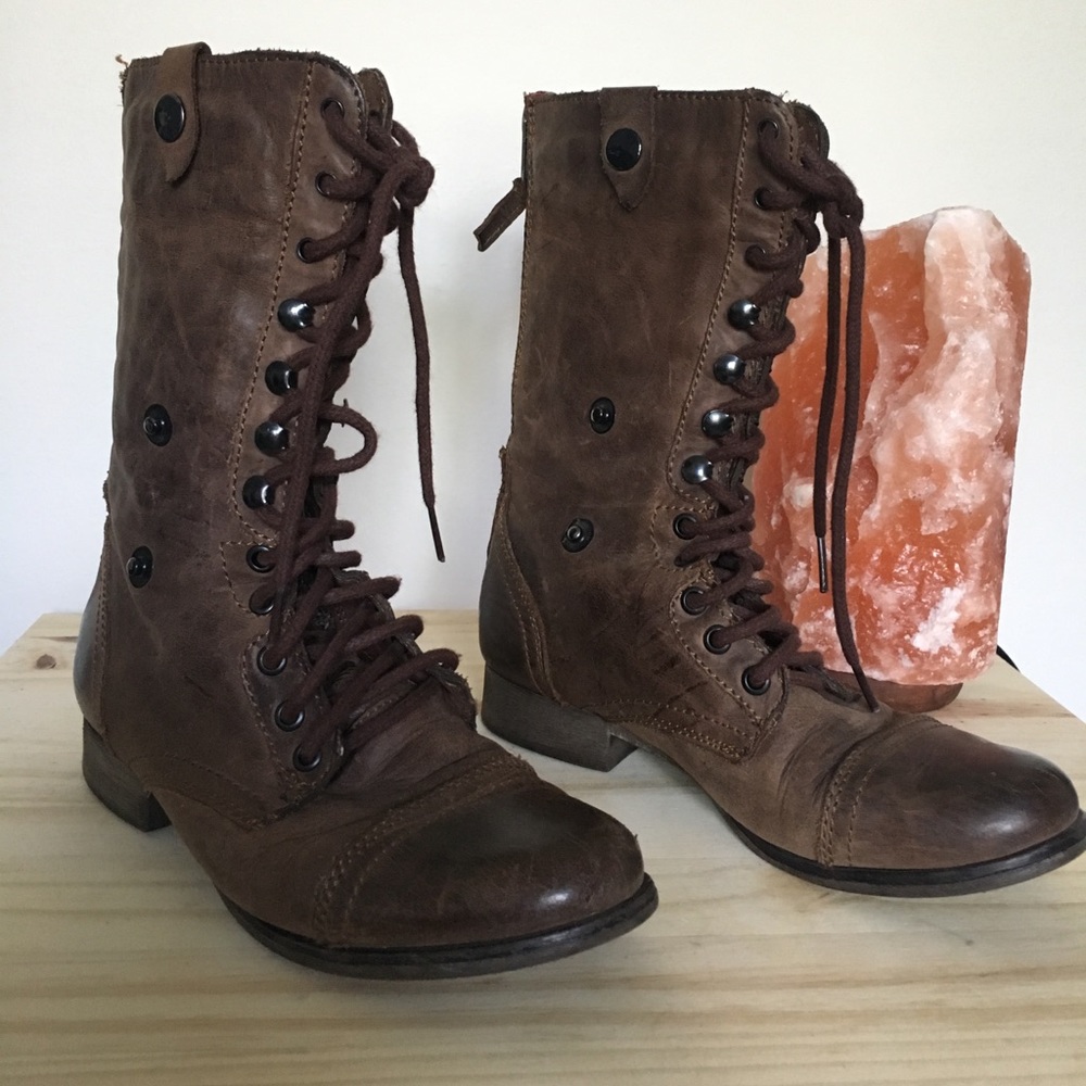 Steve Madden combat boot