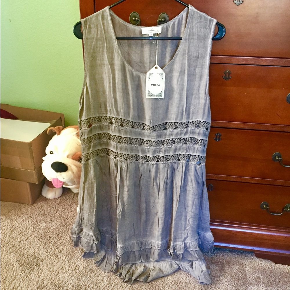 NWOT Short Green Dress