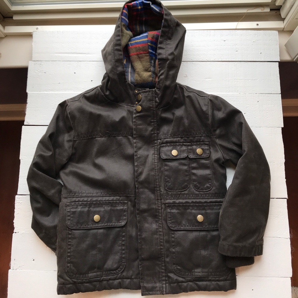 Cherokee boy brown jacket, size 4T
