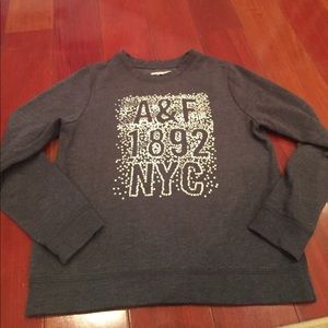 Kids Dark Grey Abercrombie Sweatshirt