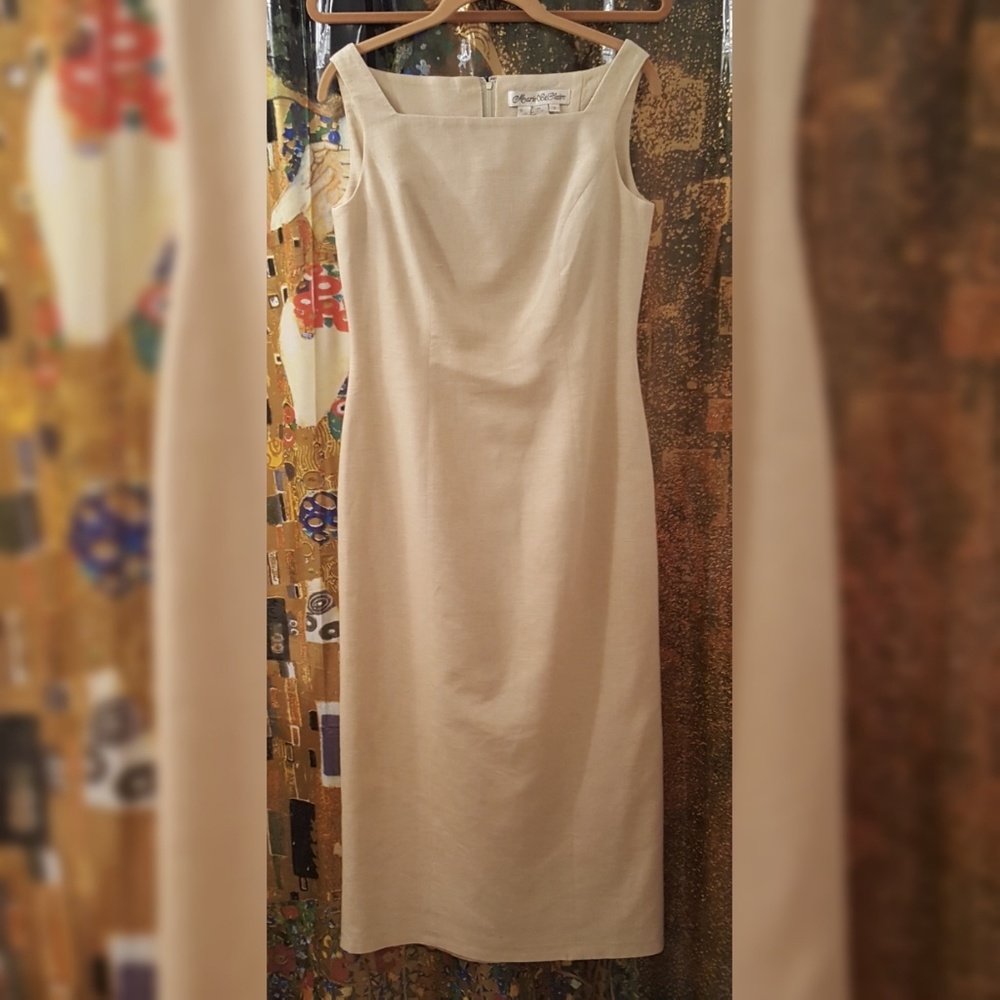 Marie St. Claire Long Maxi Dress, Lime Green, 4