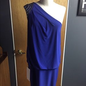 Cache blue cocktail dress (New w/tags)