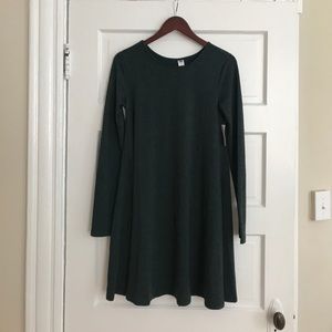 Old Navy Swing Dress Hunter Green