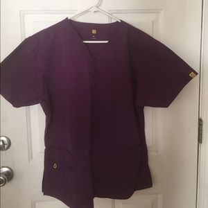 Wink purple scrub top.