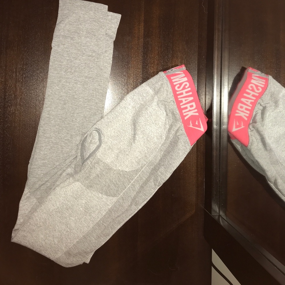 Gymshark flex leggings Peach&Grey size XS