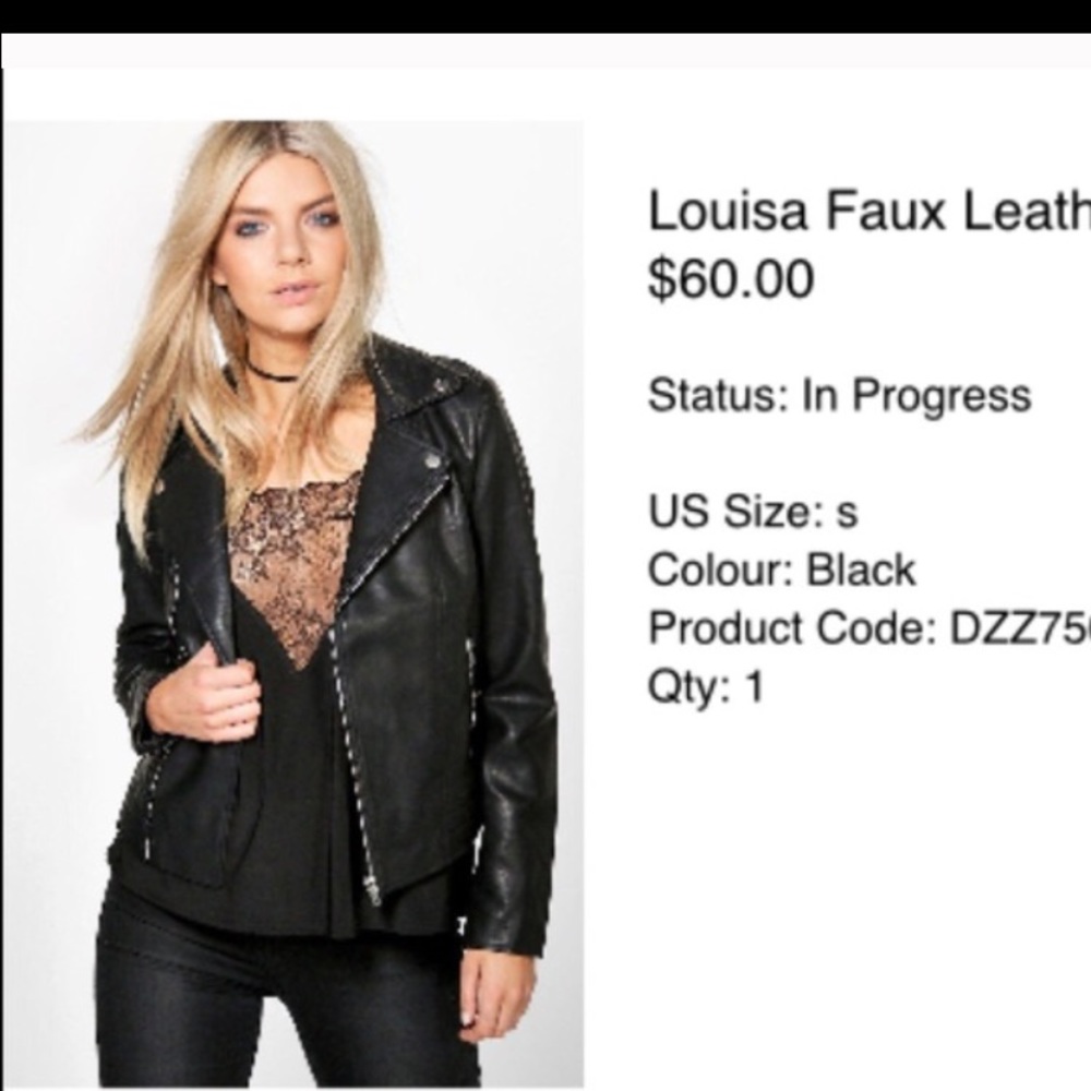 Brand new leather jacket