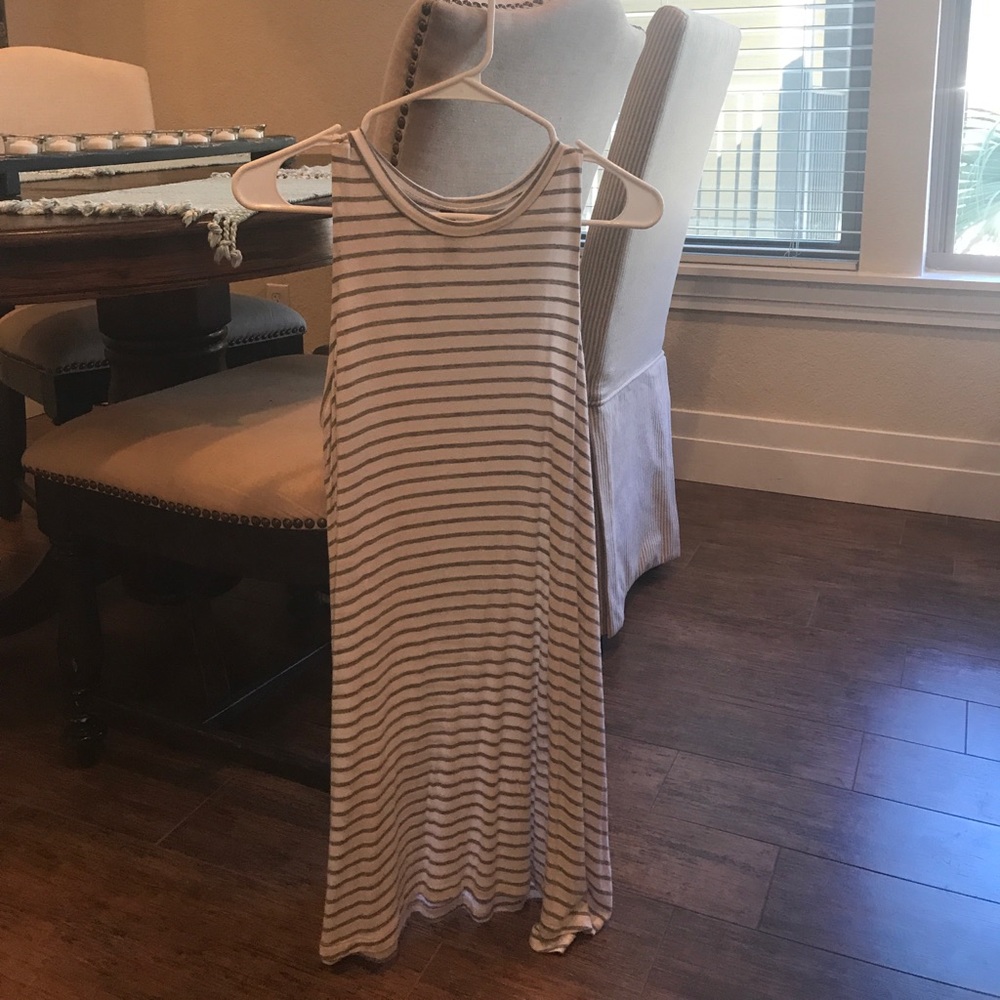 White Tank T-shirt Dress
