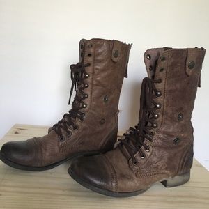 Steve Madden combat boot
