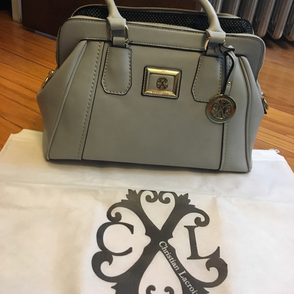 Grey purse Christian Lacroix