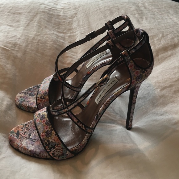 Tabitha Simmons strappy floral stiletto - Picture 2 of 5