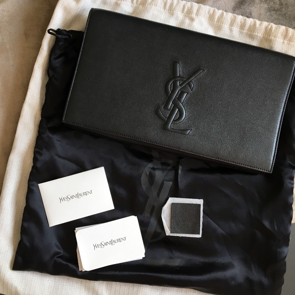 Saint Laurent Clutch bag black