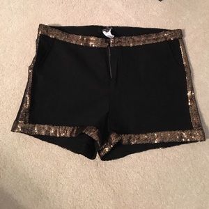 Wow couture sequin shorts