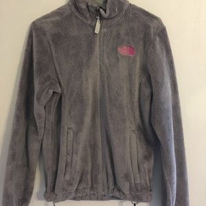 Grey North Face Fleece Jacket