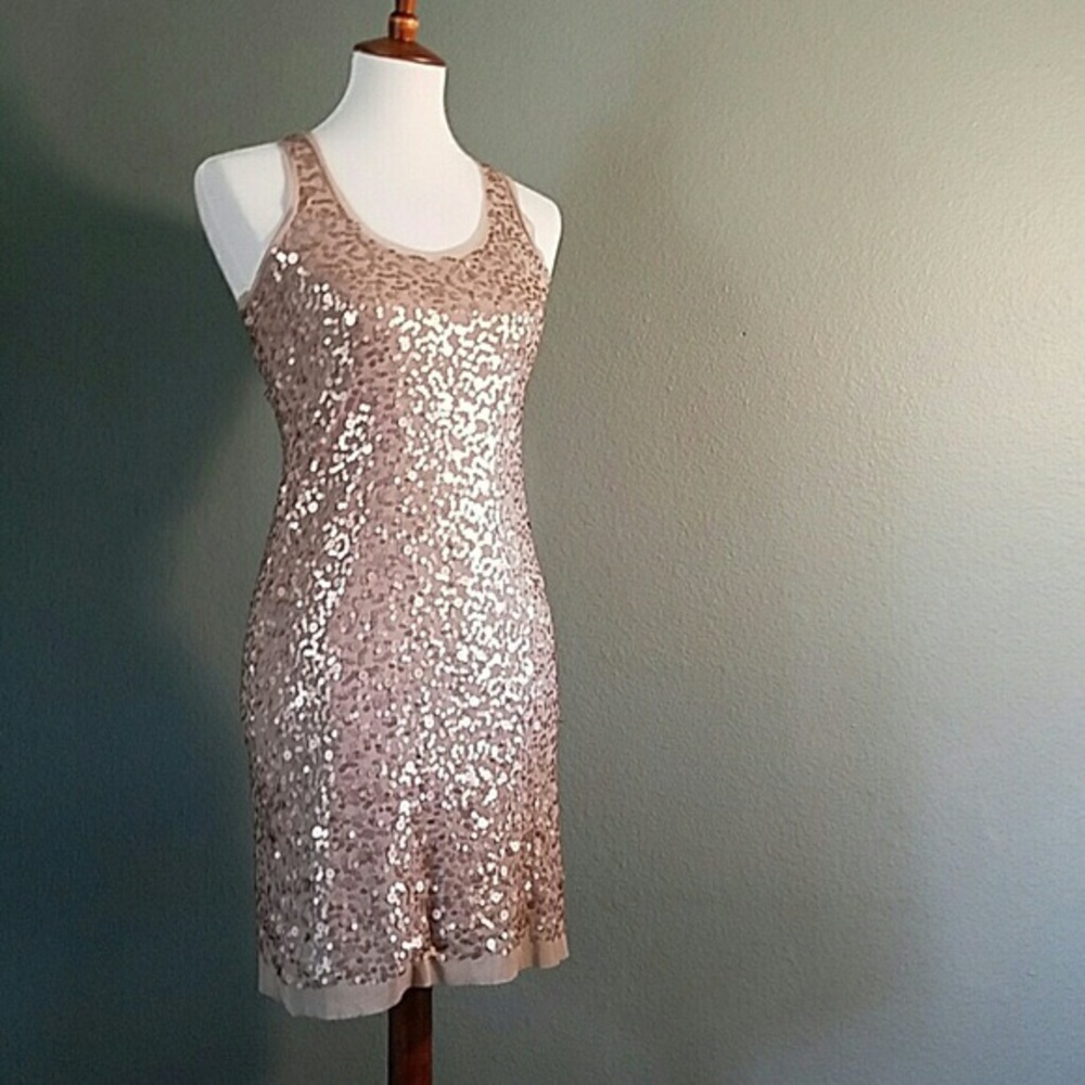 Gold sparkle Max Studio dress