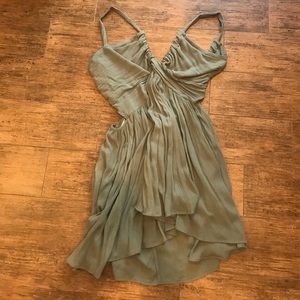 Olive Free People Flattering Casual Dress