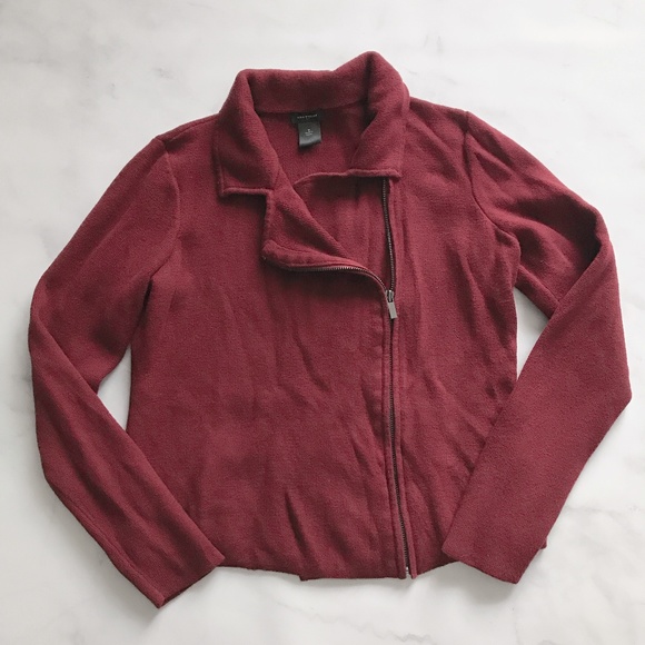 Ann Taylor Sweaters - $24‼️ ANN TAYLOR Moto Sweater Jacket Cardigan