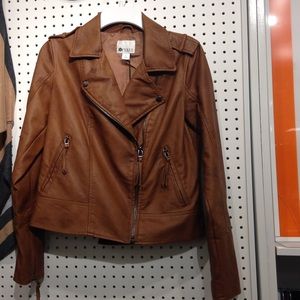 Faux Leather Jacket