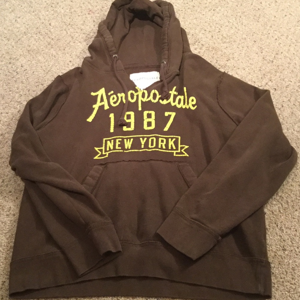 Brown aero hoodie
