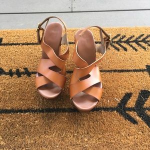 platform block heels
