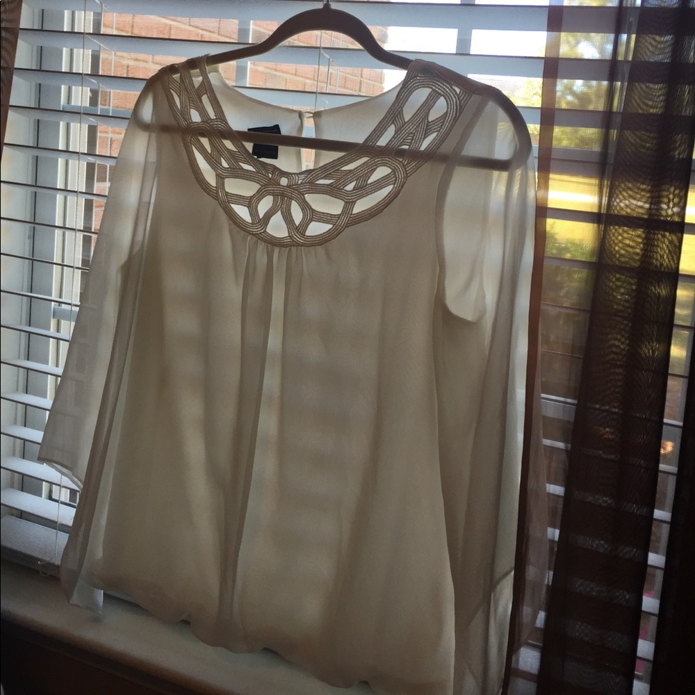 White flowing shirt