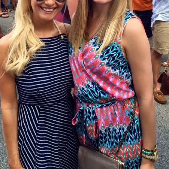 Printed Wrap Front Romper - Picture 3 of 3