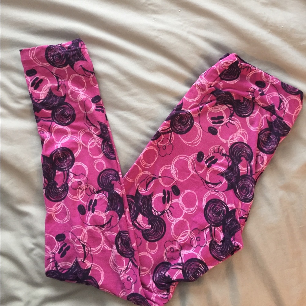 Lularoe Disney OS leggings - Minnie Mouse