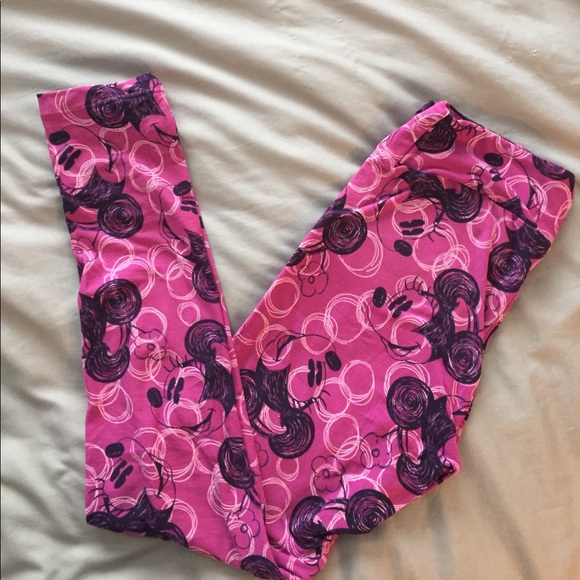 Lularoe Disney OS leggings - Minnie Mouse - Picture 1 of 4