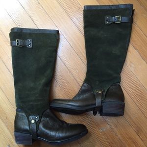 Franco Sarto Suede & Leather Boot