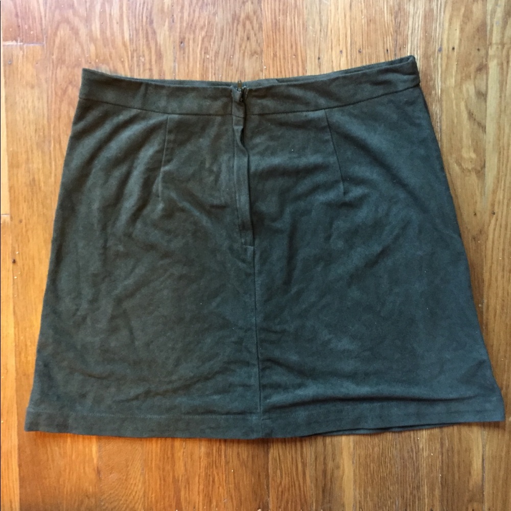 Suede Skirt