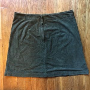 Suede Skirt