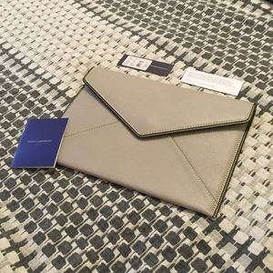 Rebecca Minkoff Leo Clutch, Putty