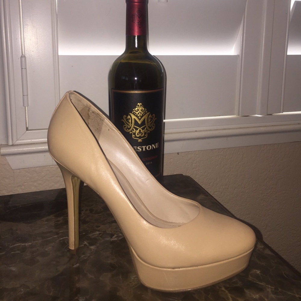 Nine West Nude Heels