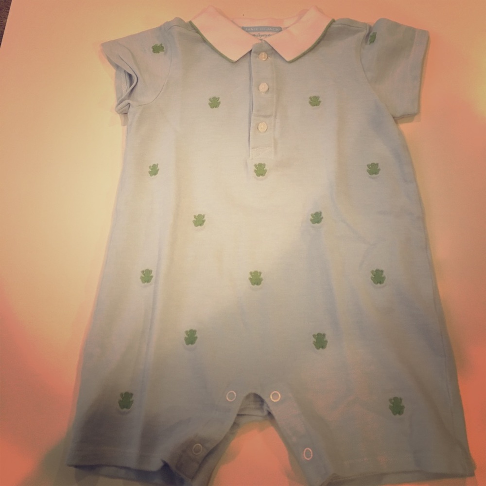 Embroidered Polo Sunsuit