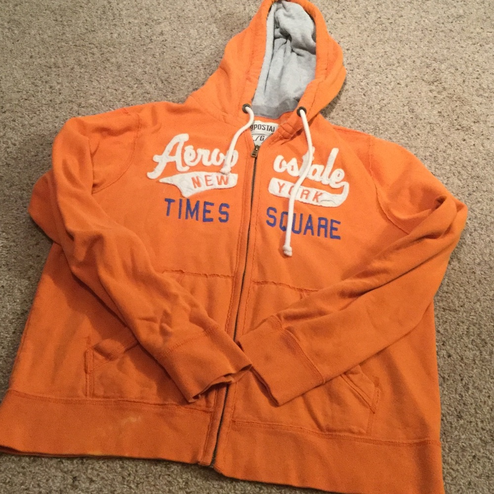 Orange hoodie