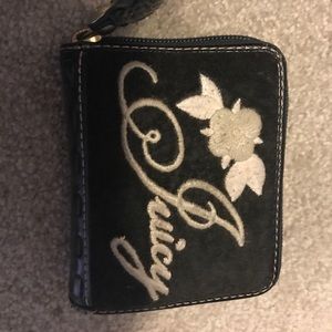 Black Velour Juicy Couture wallet