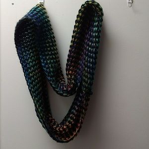 Rainbow infinity scarf