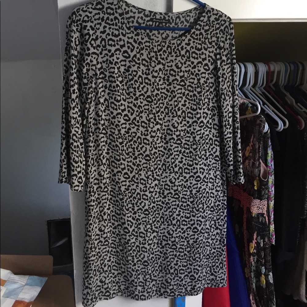 Broadway and Broome leopard print dress