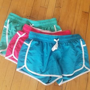   Ladies large gym shorts set of 3