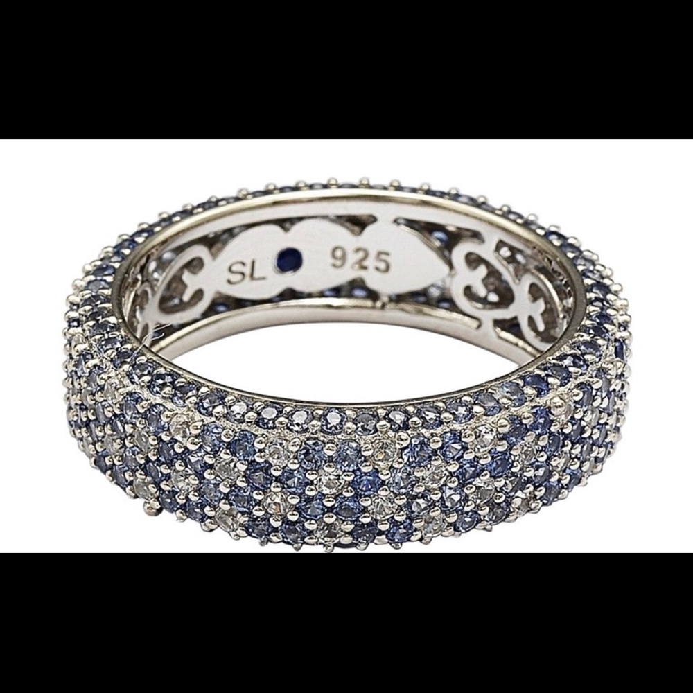 ❤️Sterling Silver/diamond pave