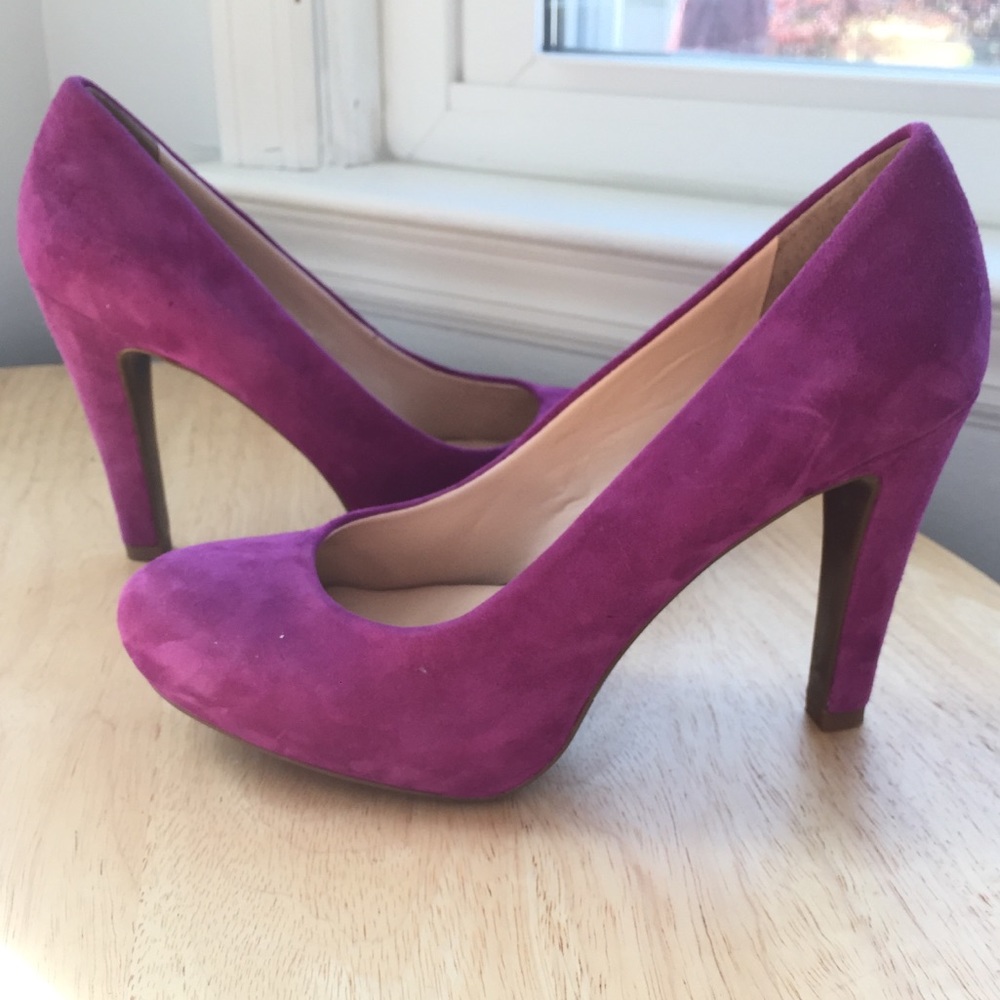 Franco Sarto Suede Heel