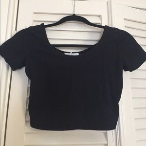 Forever 21 black crop top