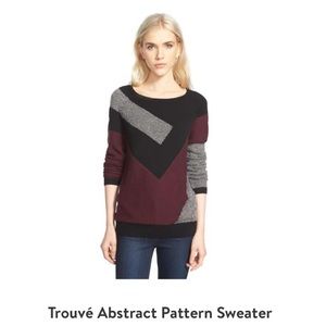 Trouve Abstract Sweater