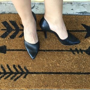 classic leather heels