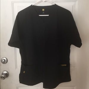 Black Wink scrub top